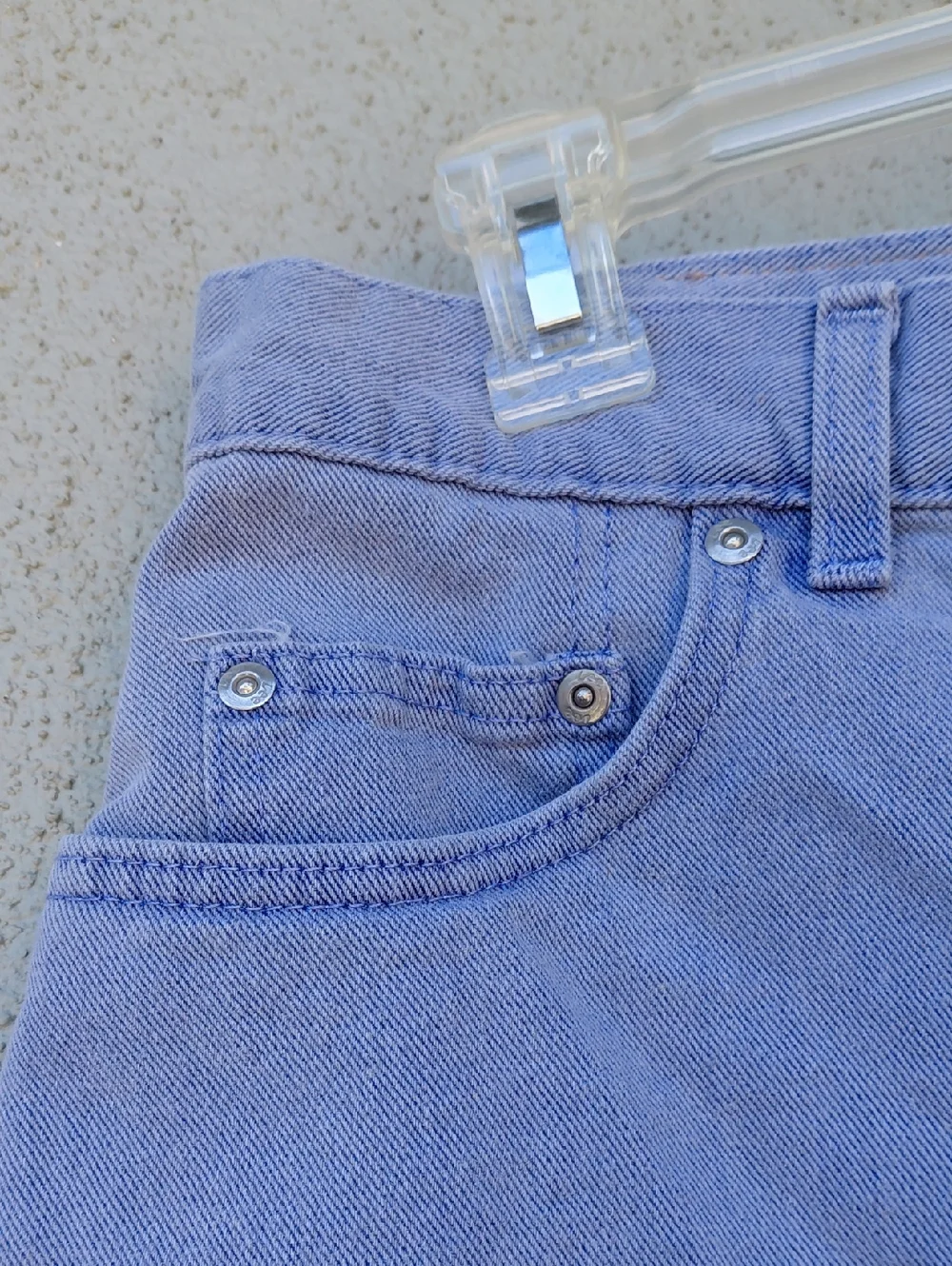 Vintage 90s Lee Riveted Lavender High-rise Shorts Juniors 13